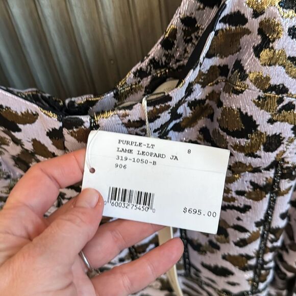 Jonathan Simkhai Lamé Jacquard Bustier Dress size 8 NWT - Picture 12 of 15